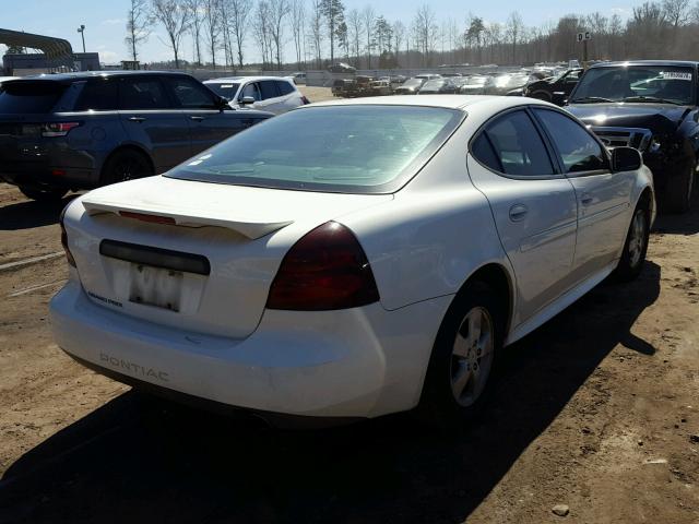 2G2WP552971105152 - 2007 PONTIAC GRAND PRIX WHITE photo 4