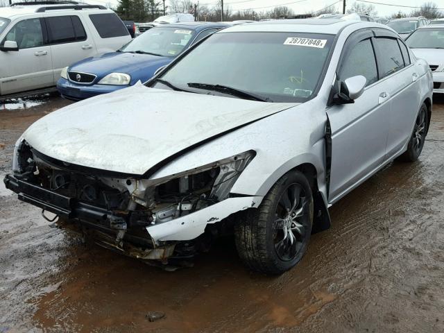 JHMCP26848C042262 - 2008 HONDA ACCORD EXL SILVER photo 2