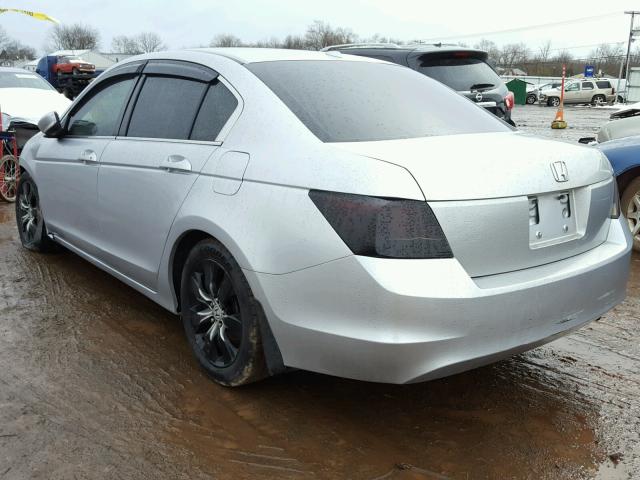 JHMCP26848C042262 - 2008 HONDA ACCORD EXL SILVER photo 3