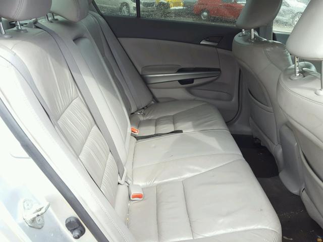 JHMCP26848C042262 - 2008 HONDA ACCORD EXL SILVER photo 6