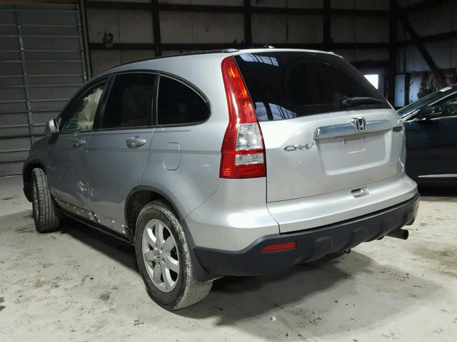 5J6RE38769L005186 - 2009 HONDA CR-V EXL SILVER photo 3