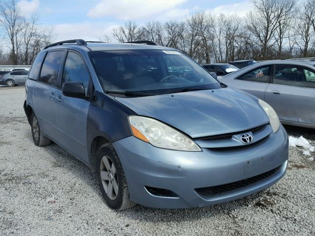 5TDZK23C39S260230 - 2009 TOYOTA SIENNA CE BLUE photo 1