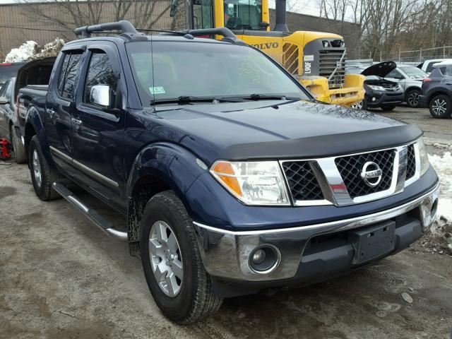 1N6AD07W77C413526 - 2007 NISSAN FRONTIER C BLUE photo 1