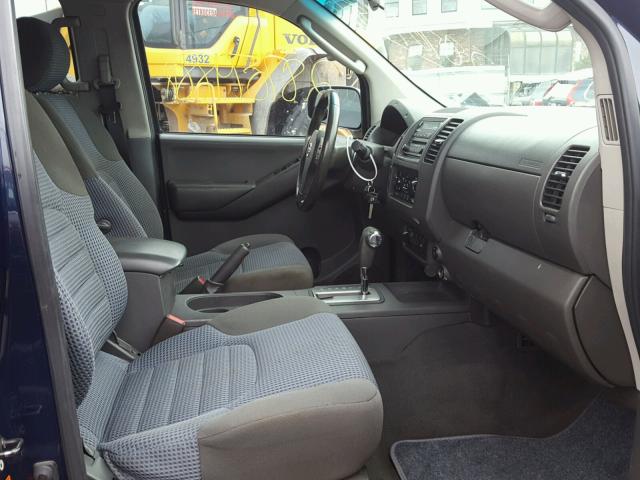 1N6AD07W77C413526 - 2007 NISSAN FRONTIER C BLUE photo 5