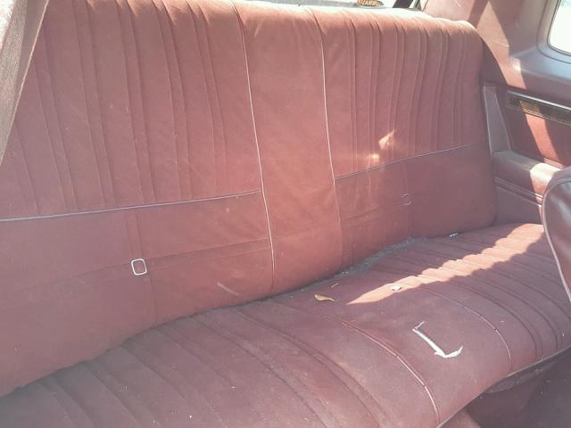 2G3AR47A7E2303458 - 1984 OLDSMOBILE CUTLASS SU MAROON photo 6