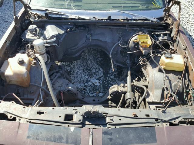 2G3AR47A7E2303458 - 1984 OLDSMOBILE CUTLASS SU MAROON photo 7