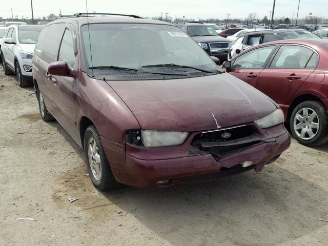 2FMZA5149WBD71387 - 1998 FORD WINDSTAR W MAROON photo 1