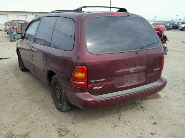 2FMZA5149WBD71387 - 1998 FORD WINDSTAR W MAROON photo 3