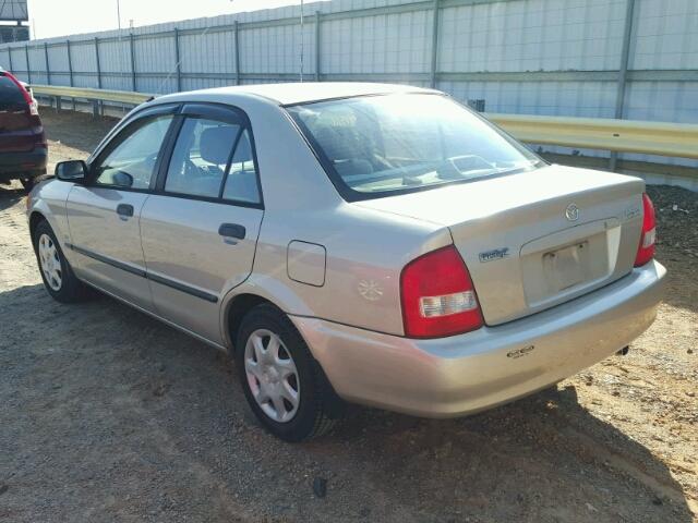 JM1BJ2226Y0217452 - 2000 MAZDA PROTEGE DX BEIGE photo 3