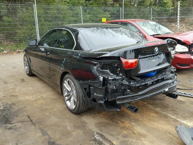 WBA3T3C51G5A42056 - 2016 BMW 435 I BLACK photo 3