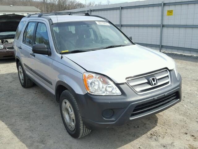 SHSRD78575U324424 - 2005 HONDA CR-V LX SILVER photo 1