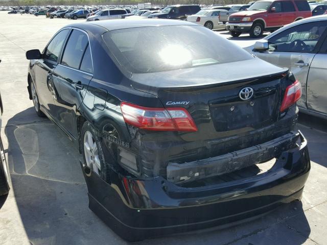 4T1BE46K09U356105 - 2009 TOYOTA CAMRY BASE BLACK photo 3