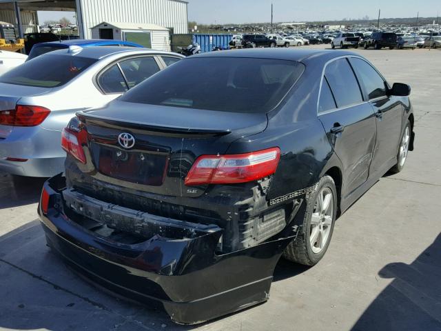 4T1BE46K09U356105 - 2009 TOYOTA CAMRY BASE BLACK photo 4