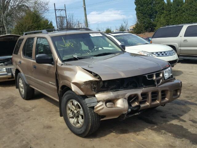 4S2CK58WX14308059 - 2001 ISUZU RODEO S BROWN photo 1