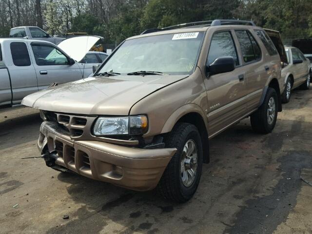 4S2CK58WX14308059 - 2001 ISUZU RODEO S BROWN photo 2