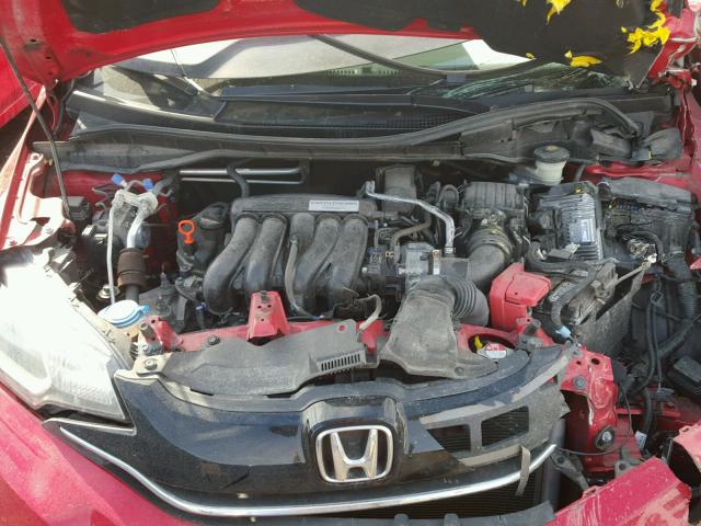 3HGGK5H80GM703607 - 2016 HONDA FIT EX RED photo 7