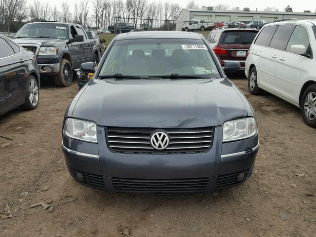 WVWTH63B94P050964 - 2004 VOLKSWAGEN PASSAT GLX GRAY photo 9