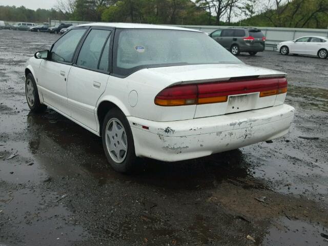 1G8ZK5278SZ298489 - 1995 SATURN SL2 WHITE photo 3