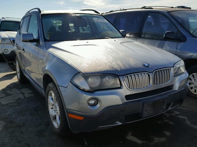 WBXPC93438WJ14207 - 2008 BMW X3 3.0SI GRAY photo 1