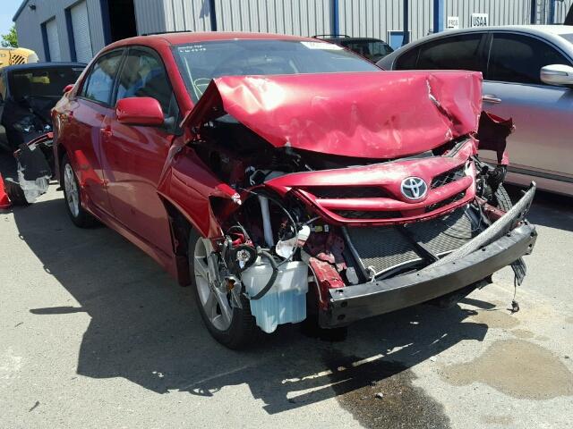 2T1BU4EE1DC005728 - 2013 TOYOTA COROLLA/S/ RED photo 1