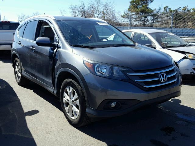 2HKRM4H70CH631536 - 2012 HONDA CR-V EXL GRAY photo 1