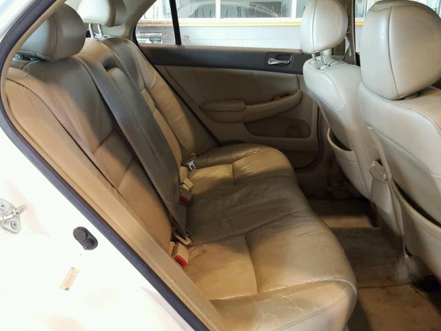 1HGCM66564A019015 - 2004 HONDA ACCORD EX WHITE photo 6