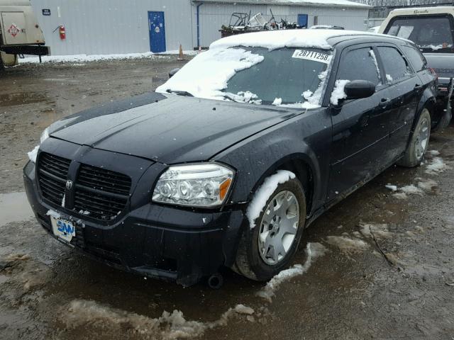 2D4FV48T75H598109 - 2005 DODGE MAGNUM SE BLACK photo 2