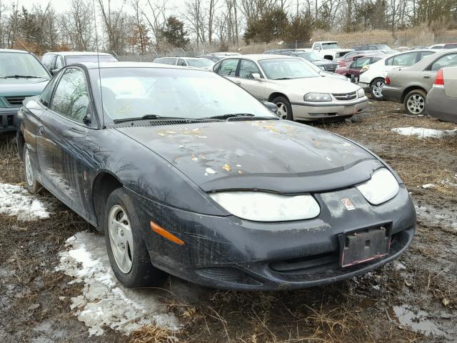 1G8ZP12881Z269768 - 2001 SATURN SC1 BLACK photo 1