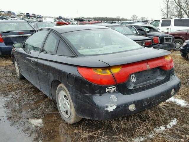 1G8ZP12881Z269768 - 2001 SATURN SC1 BLACK photo 3