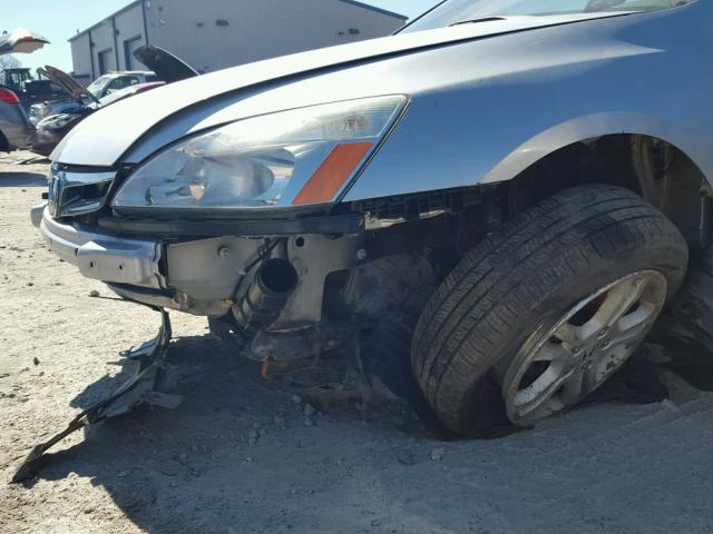 1HGCM56717A152975 - 2007 HONDA ACCORD EX SILVER photo 9