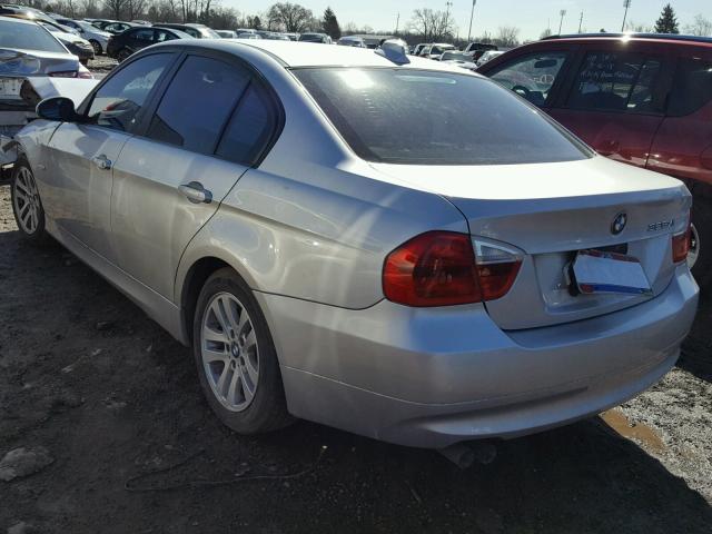 WBAVC93507KX53094 - 2007 BMW 328 XI SILVER photo 3