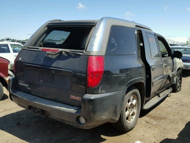 1GKET12S446169544 - 2004 GMC ENVOY XUV BLACK photo 4