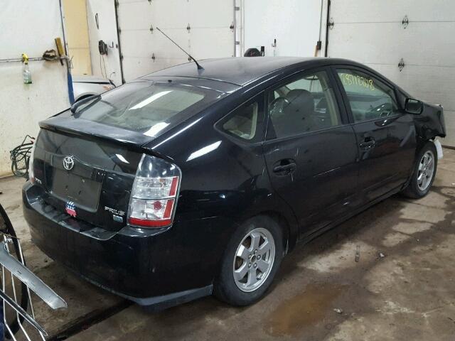 JTDKB20U650128686 - 2005 TOYOTA PRIUS BLACK photo 4