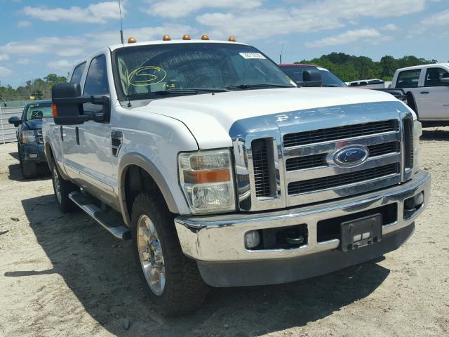 1FTSW21R38ED26437 - 2008 FORD F250 SUPER WHITE photo 1