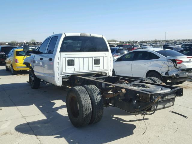 3D6WG48T89G502639 - 2009 DODGE RAM 3500 WHITE photo 3