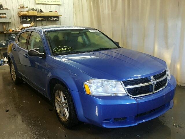 1B3LC56K88N153736 - 2008 DODGE AVENGER SX BLUE photo 1