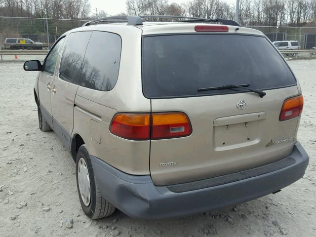 4T3ZF13C2YU318842 - 2000 TOYOTA SIENNA LE BEIGE photo 3