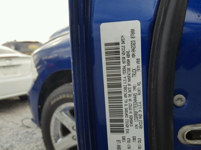 1C6RR6FT7ES344445 - 2014 RAM 1500 ST BLUE photo 10