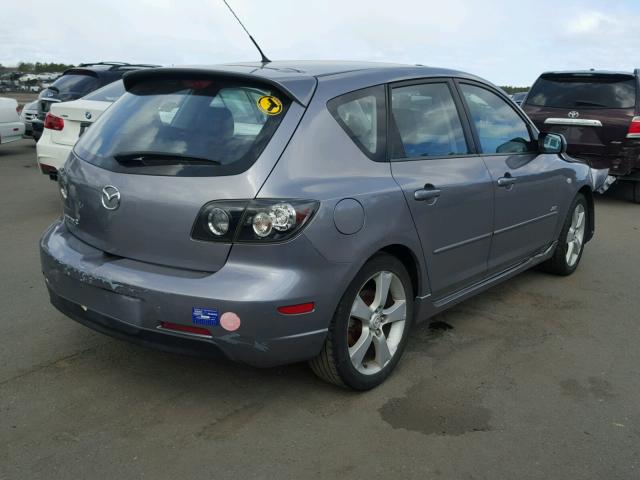 JM1BK344961449410 - 2006 MAZDA 3 HATCHBAC GRAY photo 4