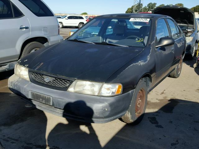 1N4AB41D7WC723414 - 1998 NISSAN SENTRA E BLACK photo 2