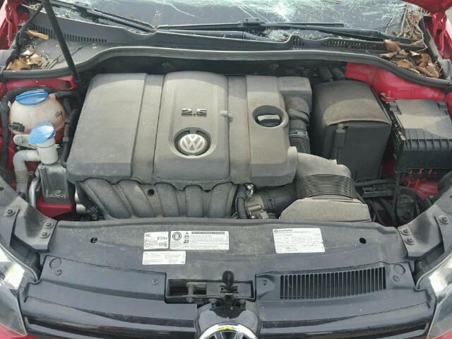 WVWAB7AJ1CW282973 - 2012 VOLKSWAGEN GOLF 红色 照片 7