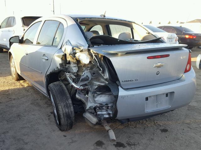 1G1AL58F187256578 - 2008 CHEVROLET COBALT LT SILVER photo 3