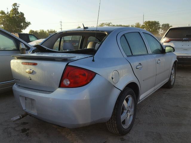 1G1AL58F187256578 - 2008 CHEVROLET COBALT LT SILVER photo 4