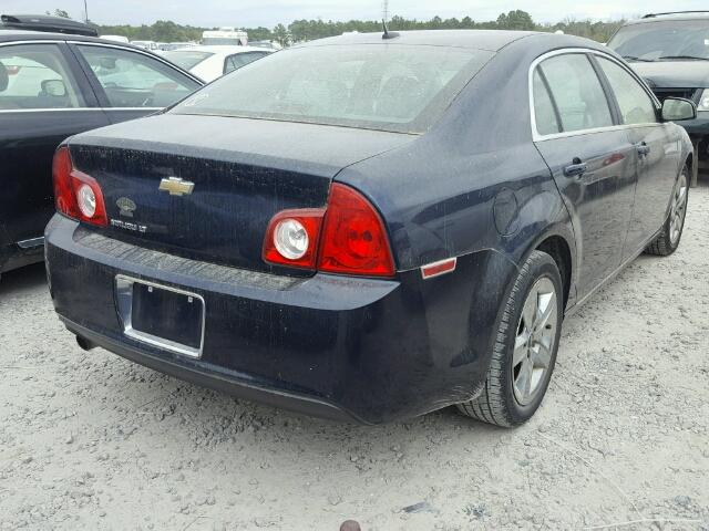 1G1ZC5EB8AF111439 - 2010 CHEVROLET MALIBU 1LT BLUE photo 4