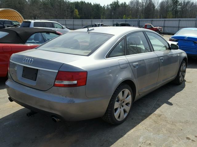 WAUAH74F36N178806 - 2006 AUDI A6 3.2 GRAY photo 4