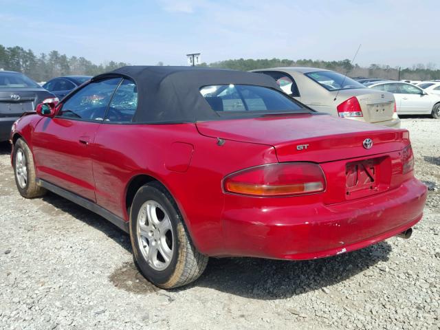 JT5FG02T2T0031490 - 1996 TOYOTA CELICA GT RED photo 3