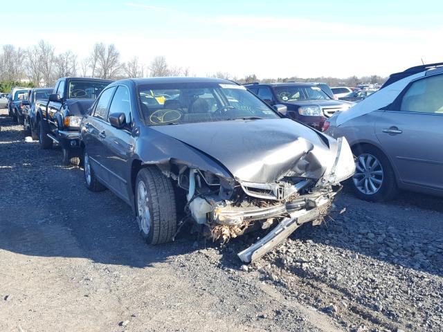 1HGCM56716A090976 - 2006 HONDA ACCORD EX GRAY photo 1