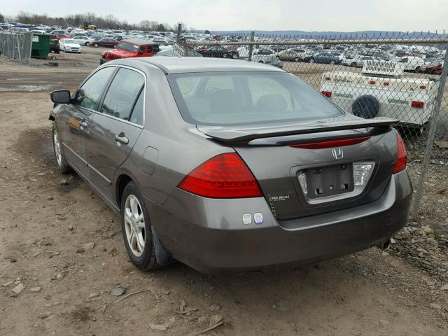 1HGCM56716A090976 - 2006 HONDA ACCORD EX GRAY photo 3