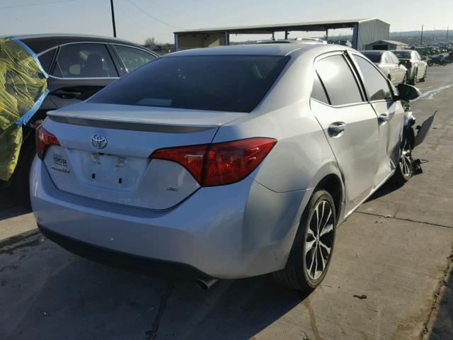 5YFBURHE0HP716447 - 2017 TOYOTA COROLLA L SILVER photo 4