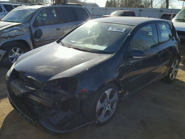 WVWEV71K17W031247 - 2007 VOLKSWAGEN NEW GTI BLACK photo 2